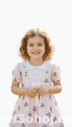 বাচ্চাদের জন্য সুন্দর ও নরমদায়ক প্রজাপতি প্রিন্টের জামা